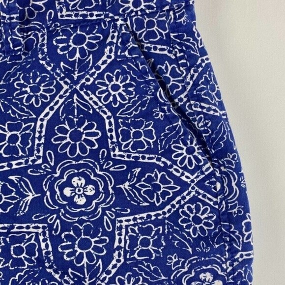 Old Navy Shorts Womens Size 4 Blue Floral Design Pockets Casual - Picture 5 of 6